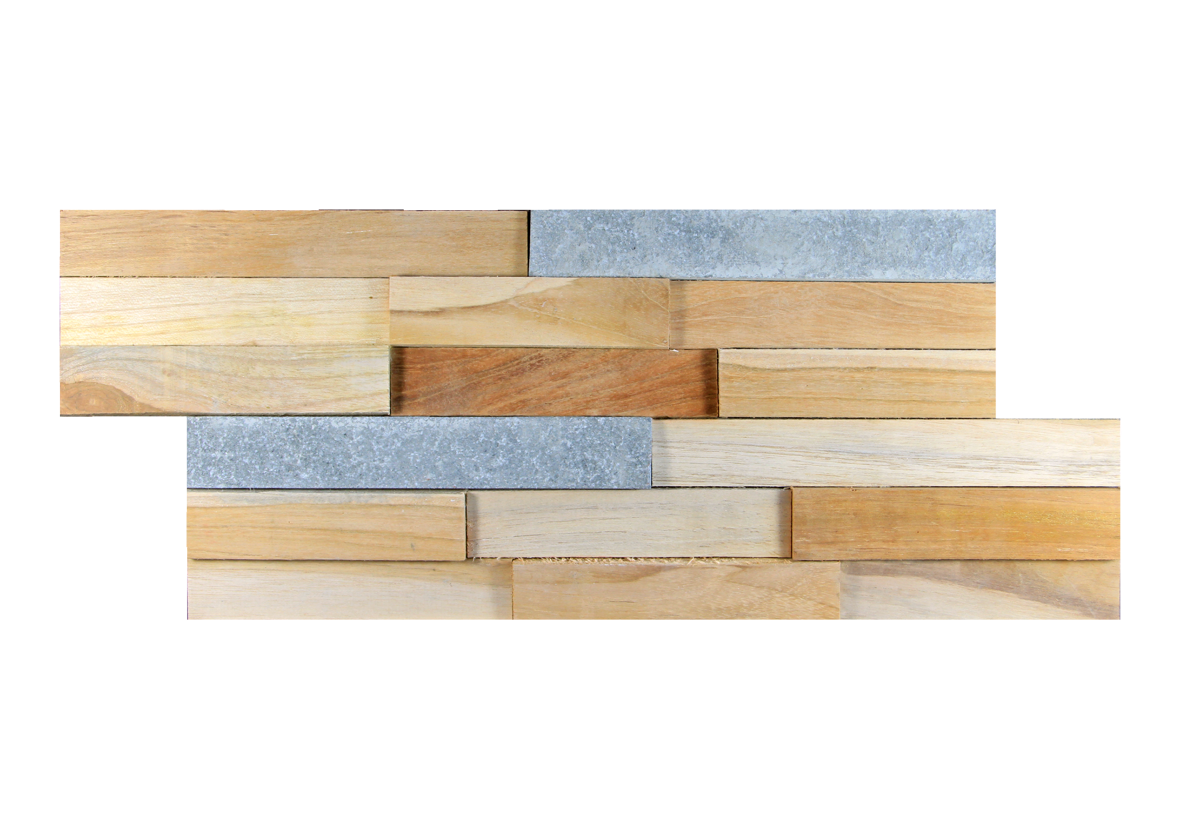 SUNDA WOOD & STONE 40x18x1-2 CM